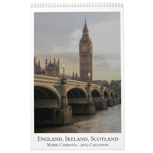 Engeland, Ierland en Schotland - Agenda 2022 Kalender (Hoes)