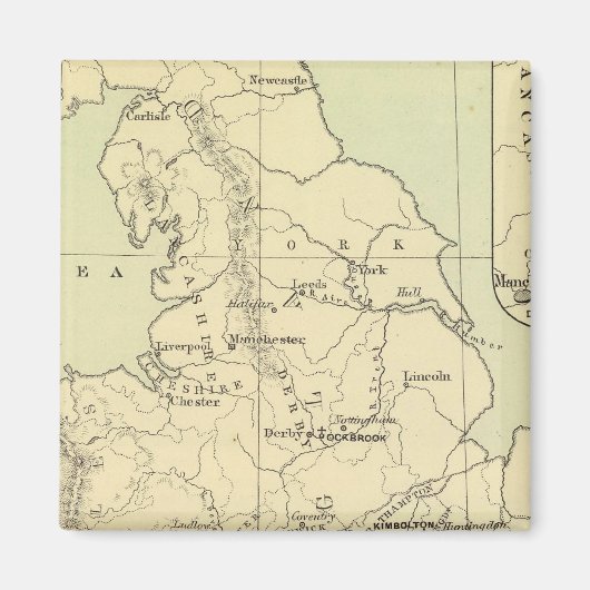 Engeland, Ierland Magneet (Voorkant)
