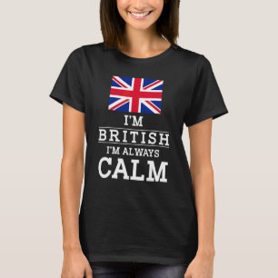 Engeland im Britsh im altijd rustig Brite T-shirt