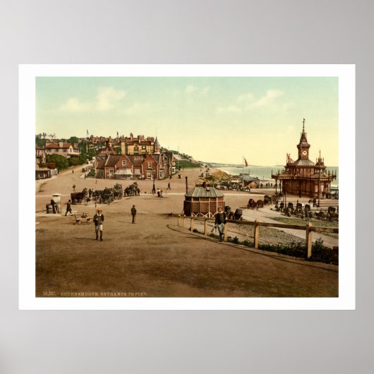  Engeland, ingang Bournemouth Pier, Dorset Poster (Voorkant)