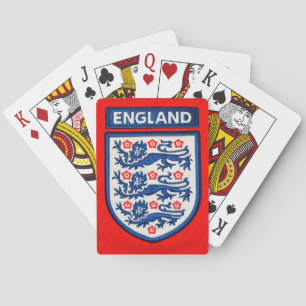 Engeland Internationaal Voetbalclub  Pokerkaarten