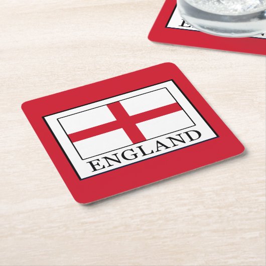 Engeland Kartonnen Onderzetters (Schuin)