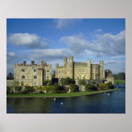 Engeland, Kent, Leeds Castle Poster (Voorkant)