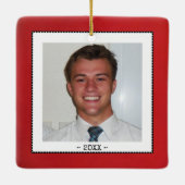 Engeland Kerstmis Keramisch Ornament (Achterkant)