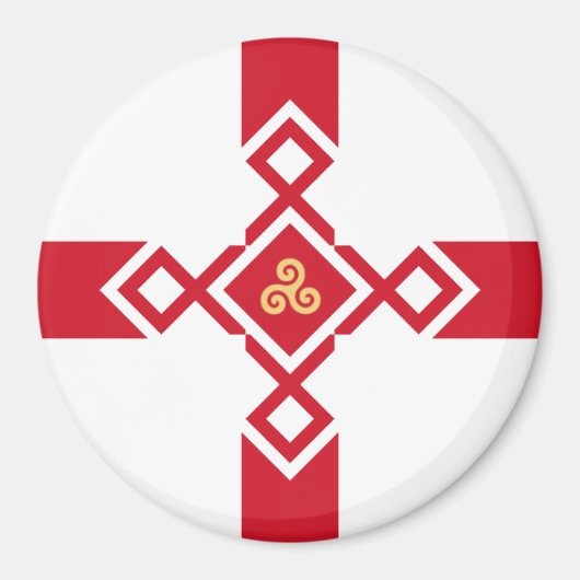 Engeland Koelkast Magneet - Anglo-Celtic Cross (Voorkant)
