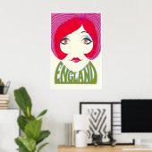 Engeland Kunst Londen Print Engelse Reis Poster (Thuiskantoor)