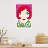 Engeland Kunst Londen Print Engelse Reis Poster (Keuken)