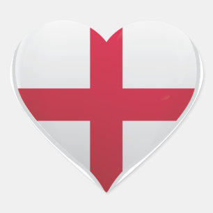 Engeland liefde vlag trots hart sticker