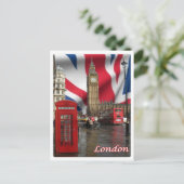 Engeland - Londen - Big Ben - Briefkaart (Staand voorkant)