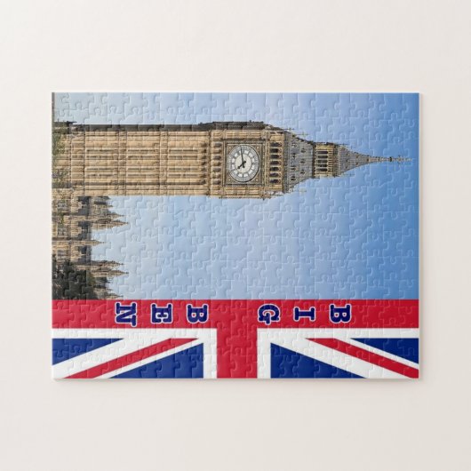 Engeland - Londen - Big Ben - Legpuzzel (Horizontaal)