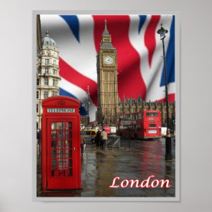 Engeland - Londen - Big Ben - Poster