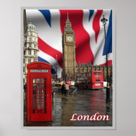 Engeland - Londen - Big Ben - Poster (Voorkant)