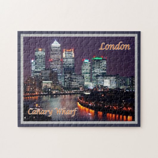 Engeland - Londen - Canary Wharf - Legpuzzel (Horizontaal)