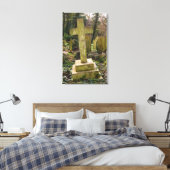 Engeland, Londen, Highgate Cemetery, graf Canvas Afdruk (Insitu (Slaapkamer))