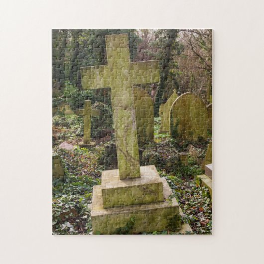 Engeland, Londen, Highgate Cemetery, graf Legpuzzel (Verticaal)