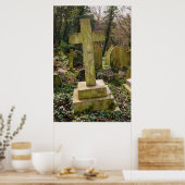 Engeland, Londen, kerkhof, gravesite Poster (Keuken)