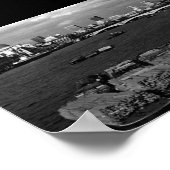 Engeland Londen Thames River skyline city Poster (Hoek)