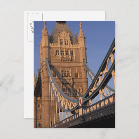 Engeland, Londen, The Tower Bridge Briefkaart (Voorkant / Achterkant)