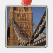 Engeland, Londen, The Tower Bridge Metalen Ornament (Voorkant)