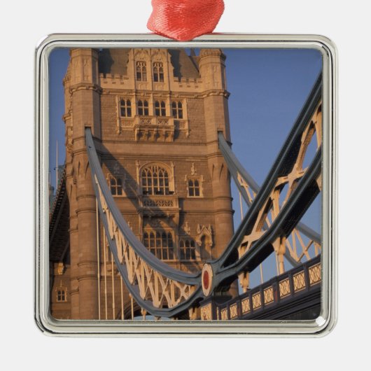 Engeland, Londen, The Tower Bridge Metalen Ornament (Voorkant)