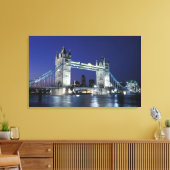 Engeland, Londen, Tower Bridge 3 Canvas Afdruk (Insitu (Woonkamer))