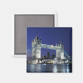 Engeland, Londen, Tower Bridge 3 Magneet (Voorkant / Achterkant)