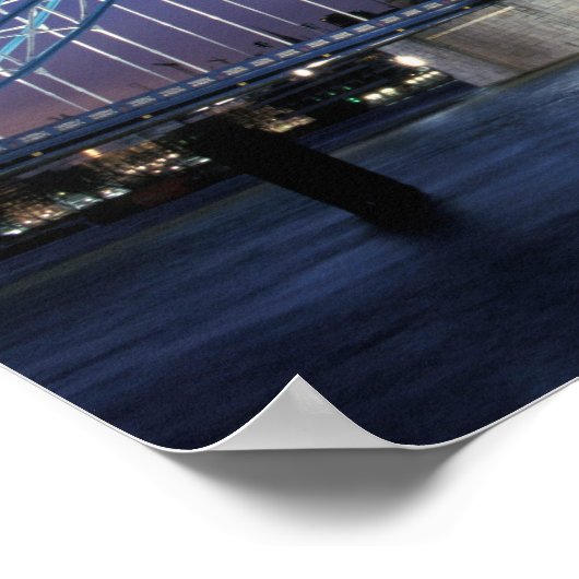 Engeland, Londen, Tower Bridge 3 Poster (Hoek)