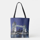 Engeland, Londen, Tower Bridge 3 Tote Bag (Achterkant)