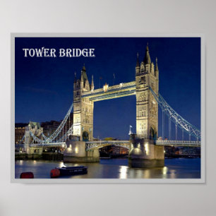 Engeland - Londen - Tower Bridge - Poster