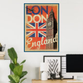 Engeland, Londen. VK Poster (Thuiskantoor)