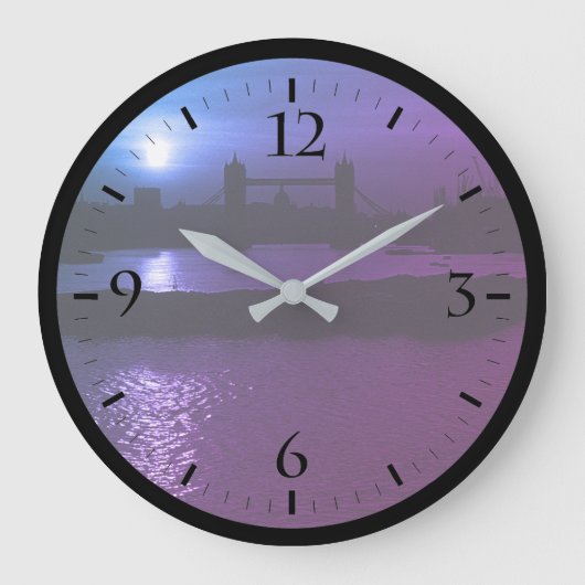  Engeland Londen zonsondergang Grote Klok (Voorkant)