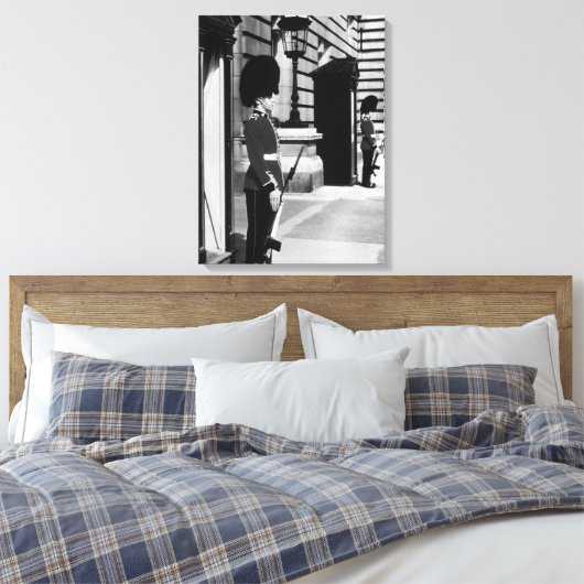 Engeland Londense ingang in Buckingham Canvas Afdruk (Insitu (Slaapkamer))