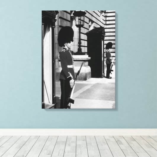 Engeland Londense ingang in Buckingham Canvas Afdruk (Insitu (Houten vloer))