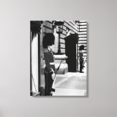 Engeland Londense ingang in Buckingham Canvas Afdruk (Voorkant)