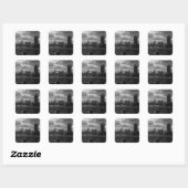 Engeland Londense parlementskantoren 70 jaar Vierkante Sticker (Vel)