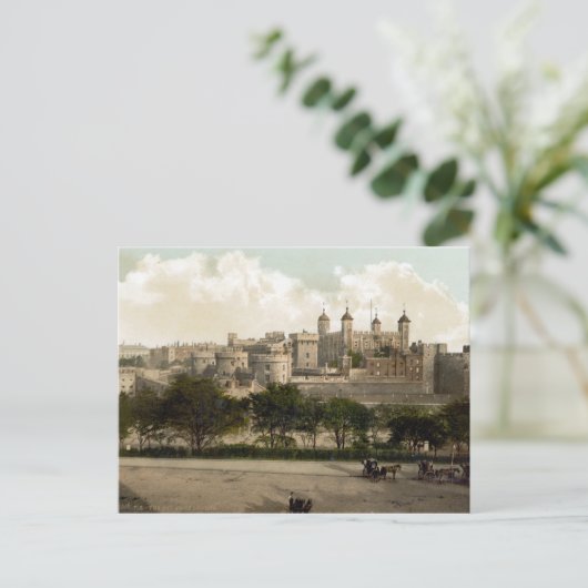 Engeland, London Tower Briefkaart (Staand voorkant)