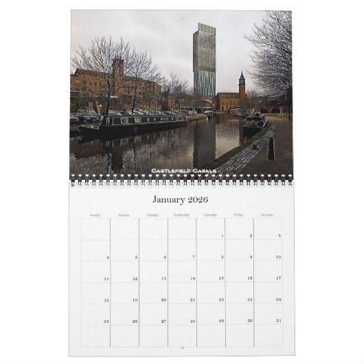 Engeland - MANCHESTER - Kalender (Jan 2026)