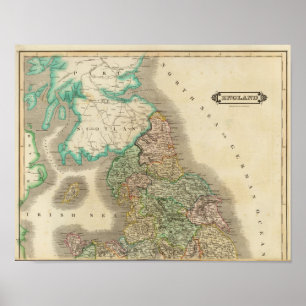 Engeland noord poster