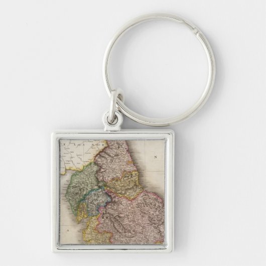 Engeland, noordelijk deel sleutelhanger (Voorkant)