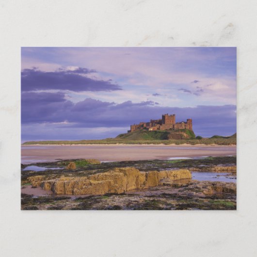 Engeland, Northumberland, Bamburgh Castle Briefkaart (Voorkant)