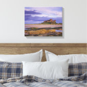 Engeland, Northumberland, Bamburgh Castle Canvas Afdruk (Insitu (Slaapkamer))