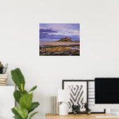 Engeland, Northumberland, Bamburgh Kasteel Poster (Thuiskantoor)