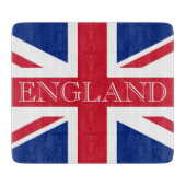 Engeland op Union Jack Flag cbcnt Snijplank (Voorkant)