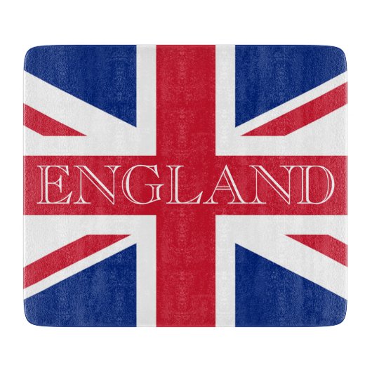 Engeland op Union Jack Flag cbcnt Snijplank (Voorkant)