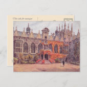  Engeland, Oriel College, Oxford, 1925 Briefkaart (Voorkant / Achterkant)