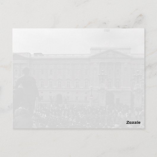 Engeland Oude Guard Buckingham Palace Briefkaart (Achterkant)