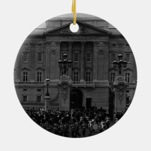  Engeland Oude Guard Buckingham Palace Keramisch Ornament (Achterkant)