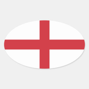 Engeland Ovale Sticker