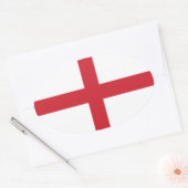 Engeland Ovale Sticker (Envelop)