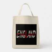 Engeland over Engelse vlag Tote Bag (Achterkant)